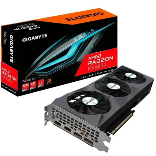 Tarjeta Gráfica Gigabyte RX 6600 Eagle 8GB GDDR6 (MPN GV-R66EAGLE-8GD, Tarjetas gráficas para PC) img-1