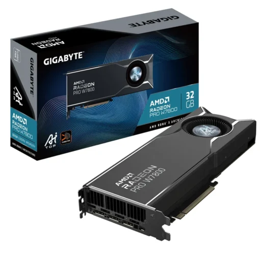 Tarjeta Gráfica Gigabyte Radeon PRO B GDDR6 ECC 256-bit (MPN W7800 AI TOP 32G, Tarjetas gráficas para PC) img-1