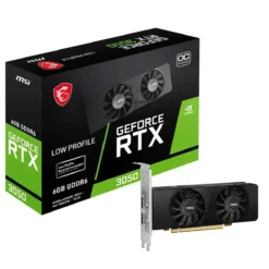 Tarjeta Gráfica MSI GeForce RTX 3050 LP OC 6GB GDDR6 (Low Profile) (MPN 912-V812-023, Tarjetas gráficas para PC) img-1