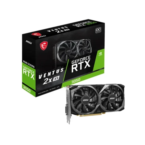 Tarjeta Gráfica MSI GeForce RTX 3050 VENTUS 2X XS OC 8GB GDDR6, 128-bit (MPN GEFORCE RTX 3050 VENTUS 2X XS 8G OC, Tarjetas gráficas para PC) img-1