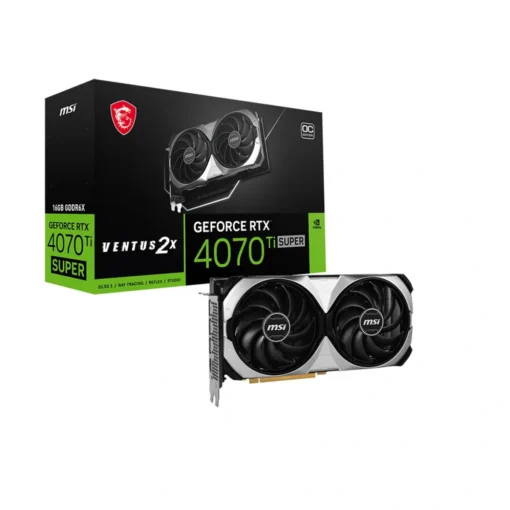 Tarjeta Gráfica MSI GeForce RTX 4070 Ti Super 16GB Ventus 2X (MPN 912-V513-865, Tarjetas gráficas para PC) img-1