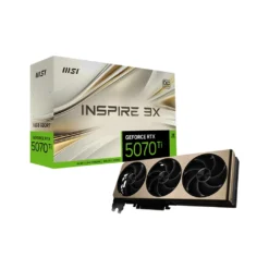 Tarjeta Gráfica MSI GeForce RTX™ 5070 Ti INSPIRE 3X OC 16GB GDDR7 256-bit (MPN G507T-16I3C, Tarjetas gráficas para PC) img-1