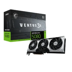 Tarjeta Gráfica MSI GeForce RTX 5080 VENTUS 3X OC PLUS 16GB GDDR7 256-bit (MPN G5080-16V3CP, Tarjetas gráficas para PC) img-1