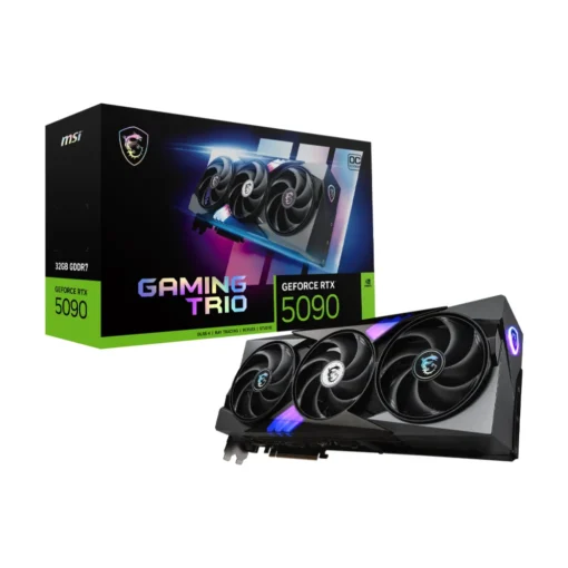 Tarjeta Gráfica MSI GeForce RTX 5090 GAMING TRIO OC 32GB GDDR7 512-bit (MPN G5090-32GTC, Tarjetas gráficas para PC) img-1