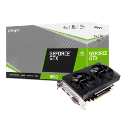 Tarjeta Gráfica PNY GeForce GTX 1650 Dual Fan, 4GB GDDR6, 128-Bit, Pcie 3.0 VCG16504D6DFXPB1 img-1