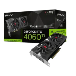 Tarjeta Gráfica PNY GeForce RTX 4060 Ti 16GB XLR8 Gaming VERTO OC Dual Fan DLSS3 (MPN VCG4060T16DFXPB1-O, Tarjetas gráficas para PC) img-1