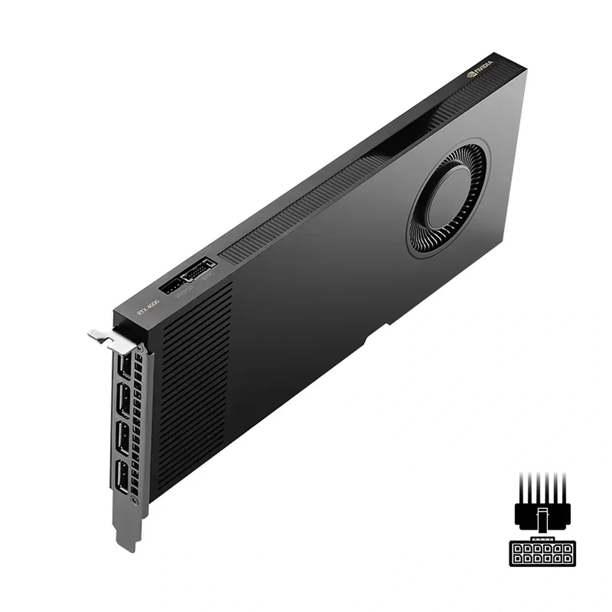 Tarjeta Gráfica PNY Nvidia RTX 4000 Ada 20GB GDDR6 con ECC (MPN VCNRTX4000ADA-PB, Tarjetas gráficas para PC) img-1
