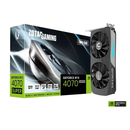 Tarjeta Gráfica ZOTAC GAMING GeForce RTX 4070 SUPER Twin Edge 12GB GDDR6X (MPN ZT-D40720E-10M, Tarjetas gráficas para PC) img-1