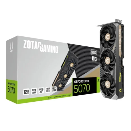 Tarjeta Gráfica ZOTAC GAMING GeForce RTX 5070 SOLID OC 12GB GDDR7 192-bit (MPN ZT-B50700J-10P, Tarjetas gráficas para PC) img-1