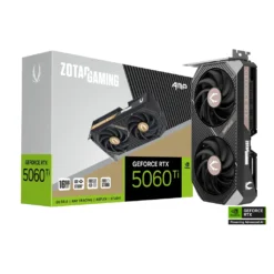 Tarjeta Gráfica ZOTAC Gaming GeForce RTX 5060 Ti AMP 16GB GDDR7 128-bit (MPN ZT-B50620F-10M, Tarjetas gráficas para PC) img-1