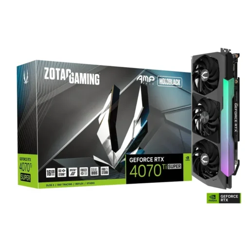 Tarjeta Gráfica Zotac Gaming GeForce RTX 4070 Ti SUPER AMP HOLO 16GB GDDR6X (MPN ZT-D40730F-10P, Tarjetas gráficas para PC) img-1