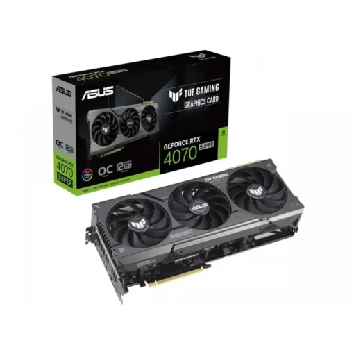 Tarjeta Video Asus TUF Gaming RTX 4070 Super 12GB, DLSS3, HDMI/DP (MPN TUF-RTX4070S-O12G-GAMING, Tarjetas gráficas para PC) img-1