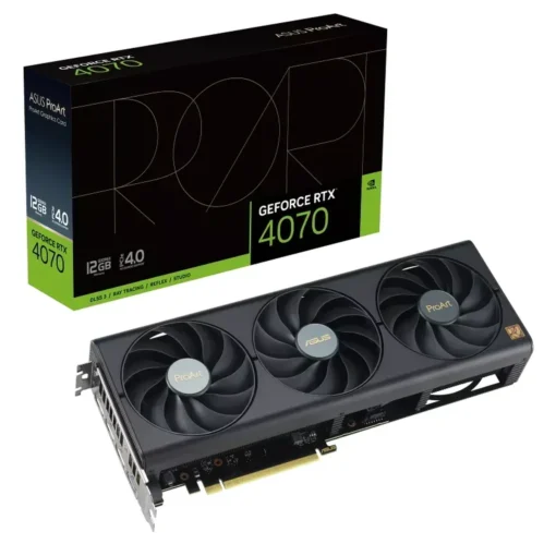 Tarjeta de Video ASUS ProArt GeForce RTX 4070 12GB GDDR6X (MPN PROART-RTX4070-12G, Tarjetas gráficas para PC) img-1
