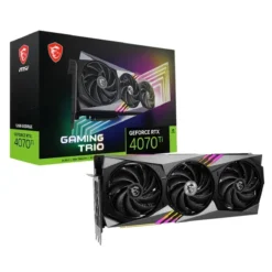 Tarjeta de Video GeForce RTX 4070 Ti Gaming Trio, 12GB GDDR6X, 192-Bit (MPN GEFORCE RTX 4070 TI GAMING TRIO 12G, Tarjetas gráficas para PC) img-1