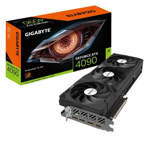 Tarjeta de Video GeForce RTX 4090 WINDFORCE V2 24G GV-N4090WF3V2-24GD