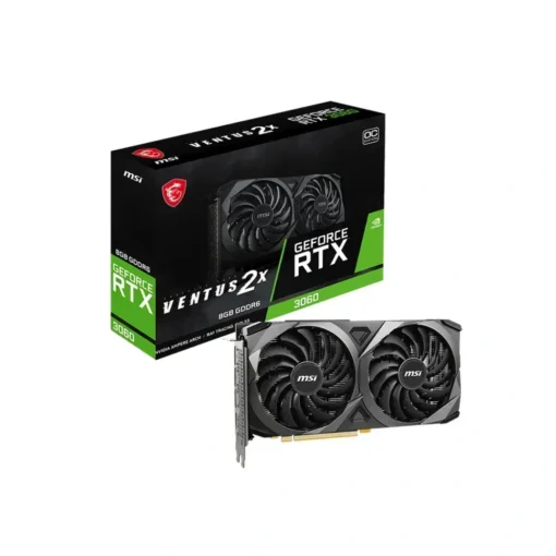 Tarjeta de Video MSI GeForce RTX 3060 Ventus 2X 8G OC (MPN GEFORCE RTX 3060 VENTUS 2X 8G OC, Tarjetas gráficas para PC) img-1