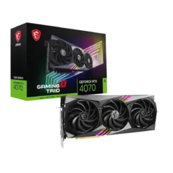 Tarjeta de Video MSI GeForce RTX 4070 GAMING X TRIO 12G (MPN GEFORCE RTX 4070 GAMING X TRIO 12G, Tarjetas gráficas para PC) img-1