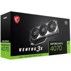 Tarjeta de Video Msi GeForce RTX 4070 VENTUS 3X 12G OC, 12GB GDDR6X (MPN GEFORCE RTX 4070 VENTUS 3X 12G OC, Tarjetas gráficas para PC) img-1