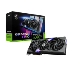 Tarjeta gráfica MSI RTX 5070 Ti 16GB Gaming Trio OC Plus, GDDR7 (MPN G507T-16GTC, Tarjetas gráficas para PC) img-1