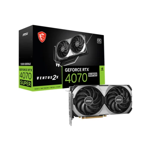 Tarjeta gráfica Msi GeFort 4070 Super 12G Ventus 2X Oc (MPN 912-V513-829, Tarjetas gráficas para PC) img-1