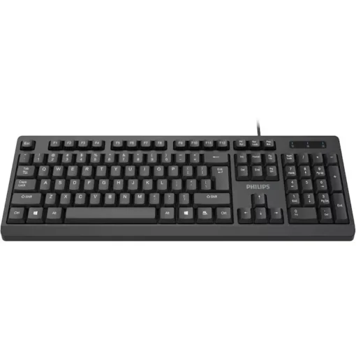 Teclado Alámbrico PHILIPS Modelo Negro SPK6234 img-1