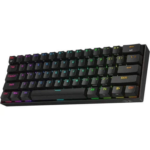 Teclado Gamer Mecánico RedRagon Draconic K530 RGB 60% Black (Brown Switch) B.t 5 (MPN K530-RGB, Teclados) img-1