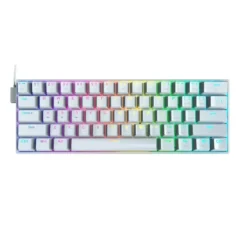 Teclado Gamer Mecánico RedRagon Dragonborn 60% White (Red Switch) Español (MPN K630W-RGB-SP, Teclados) img-1