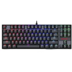Teclado Gamer Mecánico Redragon Kumara Negro RGB (Switch Rojo) (MPN K552RGB-1, Teclados) img-1
