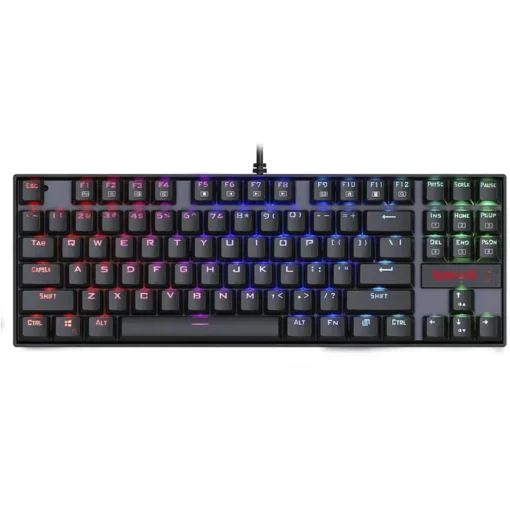 Teclado Gamer Mecánico Redragon Kumara Rainbow Negro, Switch Rojo, (ESP) (MPN K552-SP, Teclados) img-1
