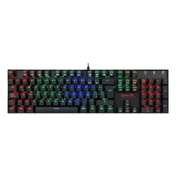 Teclado Gamer Mecánico Redragon Mitra K551 Negro, (ESP) Switch Rojo (MPN K551RGB-SP, Teclados) img-1