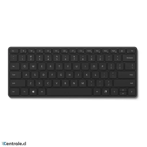 Teclado Inalámbrico Compacto Microsoft Negro (MPN 21Y-00003, Teclados) img-1