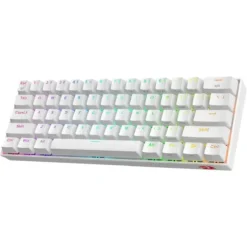 Teclado Inalámbrico Gamer Mecánico Redragon Draconic RGB Blanco (Brown Switch) (MPN K530W-RGB, Teclados) img-1
