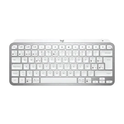 Teclado Inalámbrico Logitech MX Keys Mini Blanco (ESP) (No Incl. Logibolt) (MPN 920-010477, Teclados) img-1