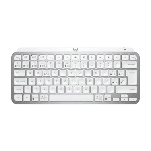 Teclado Inalámbrico Logitech MX Keys Mini Blanco (ESP) (No Incl. Logibolt) 920-010477