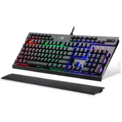 Teclado Mecánico Gamer Redragon Yama Black RGB - Red Switch (MPN K550RGB-1 SP, Teclados) img-1