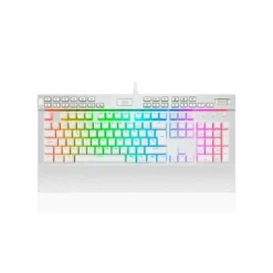 Teclado Mecánico Gamer Redragon Yama White RGB - Red Switch (MPN K550WRGB-1 SP, Teclados) img-1