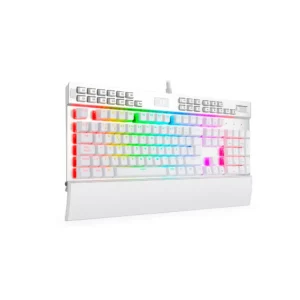 Teclado Mecánico Gamer Redragon Yama White RGB - Red Switch K550WRGB-1 SP