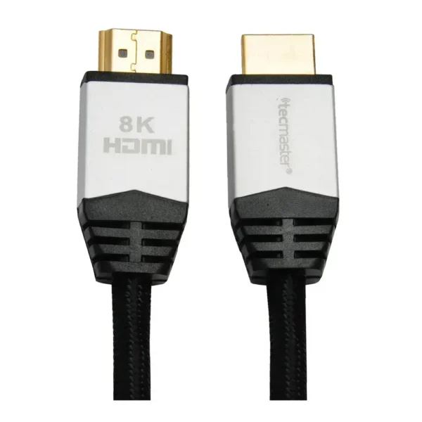Tecmaster cable HDMI 2.1 Alta Definición 2m hasta 8K TM-600502-BK img-1