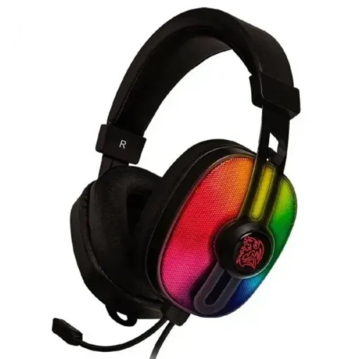 Thermaltake Audífonos Gamer Pulse G100 (Micrófono, Rgb, 20-20.000Hz, Negro (MPN HT-PLS-ANECBK-28, Audífonos) img-1