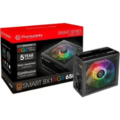 Thermaltake Fuente De Poder 650w 80 Plus Bronze RGB, Smart Bx1 Rgb (MPN PS-SPR-0650NHFABU-1, Fuentes de poder para PC) img-1