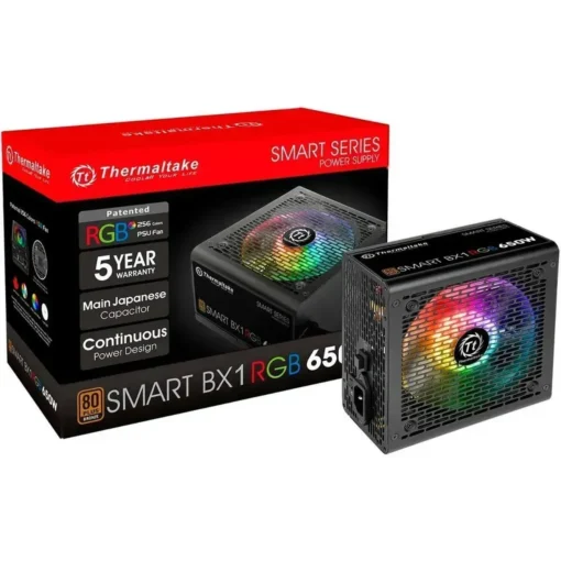 Thermaltake Fuente De Poder 650w 80 Plus Bronze RGB, Smart Bx1 Rgb (MPN PS-SPR-0650NHFABU-1, Fuentes de poder para PC) img-1