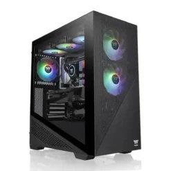 Thermaltake Gabinete Divider 370 Tg Negro/Transparente/Panel Lateral De Cristal (MPN CA-1S4-00M1WN-00, Gabinetes para PC) img-1