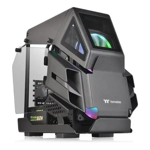 Thermaltake Gabinete Gamer Ah T200, Micro-Case, Micro-Atx, Mini-Itx, Vidrio (MPN CA-1R4-00S1WN-00, Gabinetes para PC) img-1