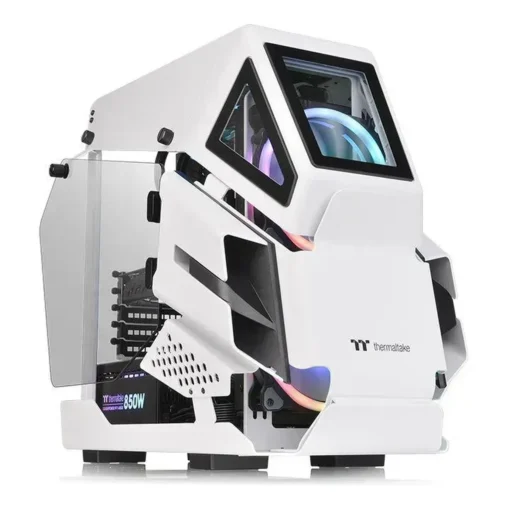 Thermaltake Gabinete Gamer Ah T200, Micro-Case, Micro-Atx, Mini-Itx, Vidrio (MPN CA-1R4-00S6WN-00, Gabinetes para PC) img-1