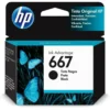Hp Suministros Tinta Tinta Cartucho De Hp 667 Negro Original (MPN 3YM79AL, Suministros para impresoras) img-1