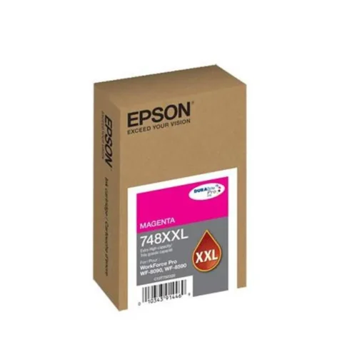 Tinta Epson Magenta T748XXL 320, Extra capacidad (MPN C13T748XXL320-AL, Suministros para impresoras) img-1