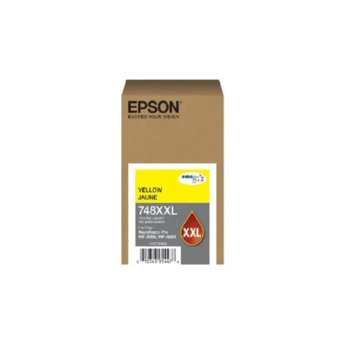 Tinta Epson T748XXL 420 Amarillo, Extra alta, , 7.000 pag aprox. (MPN C13T748XXL420-AL, Suministros para impresoras) img-1