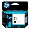 Cartucho de tinta HP 21 negro, 190 páginas, para impresoras Deskjet (MPN C9351AL, Suministros para impresoras) img-1