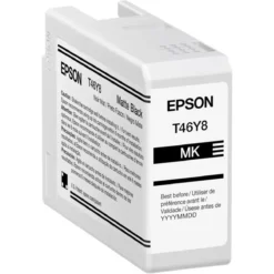 Epson Industrial Co Tinta Ultrachrome Pro10 Matte Negro Cart 50Ml (MPN T46Y800, Suministros para impresoras) img-1