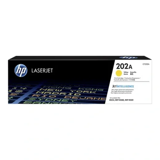 Toner Cartucho de Amarillo de HP 202A LaserJet (MPN CF502A, Suministros para impresoras) img-1